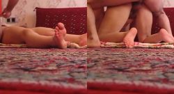 سکس هدیه و محمد روی فرش